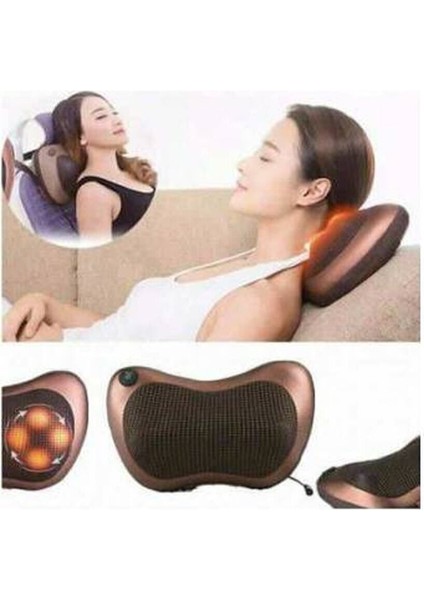 Masaj Aleti Yastığı Ovmalı Yastık Çift Motorlu