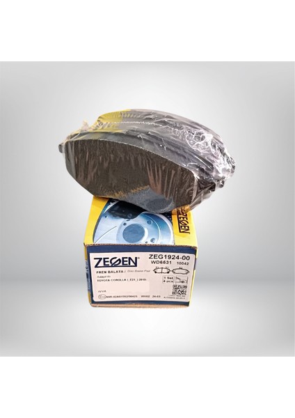 ZEG1924-00 / Toyota Corolla Hybrit Ön Balata