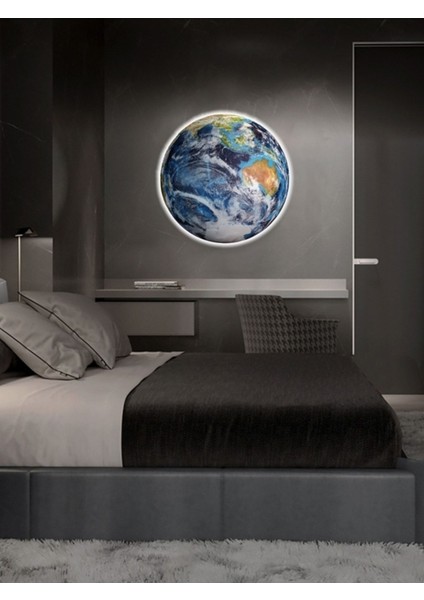 World Art, LED APLIK,30CM Çap LED 25WATT, Modern,duvar Aplik,led, Yatak Odası Aplik,yatak Başı Apli