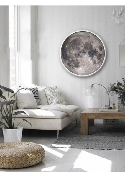 Moon,led APLIK,30CM Çap LED 25WATT, Modern,duvar Aplik,led, Yatak Odası Aplik,yatak Başı Aplik, New fırsatları