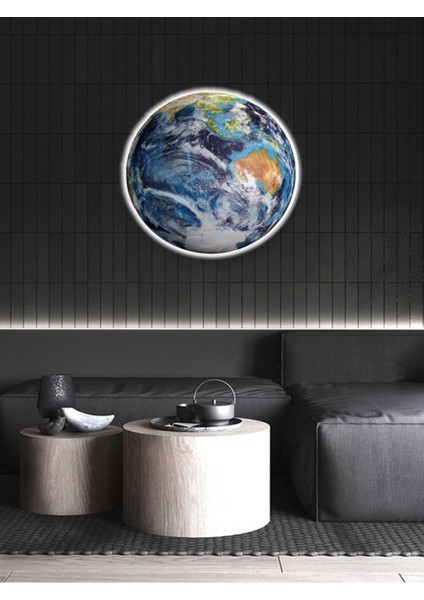 Modern World, LED Aplik, 30CM Çap,led 25WATT, Modern,duvar Aplik, Yatak Odası Aplik,yatak Başı Apli