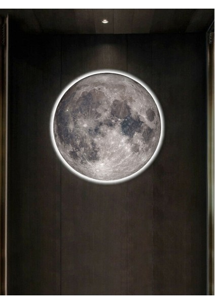 Moon LED Aplik, 30CM Çap LED 25WATT, Modern, Duvar Aplikleri,yatak Odası Aplik,duvar Aplik Modeller