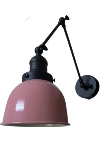 Retro Metal Dekoratif Akrobatik Rustik Pembe Mafsallı Duvar Aplik fiyatları