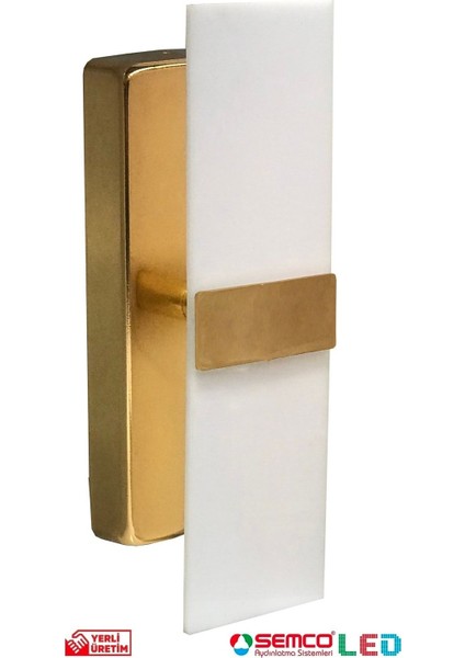 Altın / Gold Renk Kaplamalı Selenge Duvar Aplik