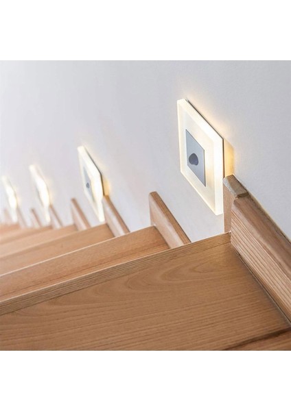 Merdiven*sensörlü* Yeni* Duvar LED Aplik 8cm