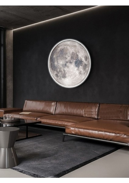 Moon LED APLIK,30CM Çap, LED 25WATT, Modern, Duvar Aplik, Yatak Odası Aplik,salon Aplik Modelleri fiyatları