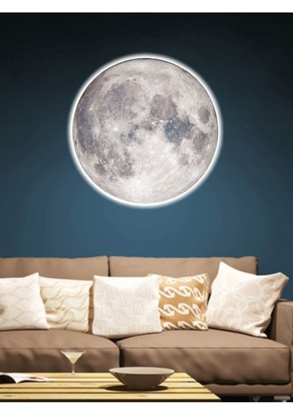 Moon LED APLIK,30CM Çap, LED 25WATT, Modern, Duvar Aplik, Yatak Odası Aplik,salon Aplik Modelleri fırsatları