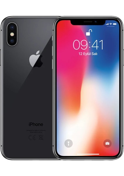 Yenilenmiş iPhone X 64 GB Silver Cep Telefonu (12 Ay Garantili) - C Kalite