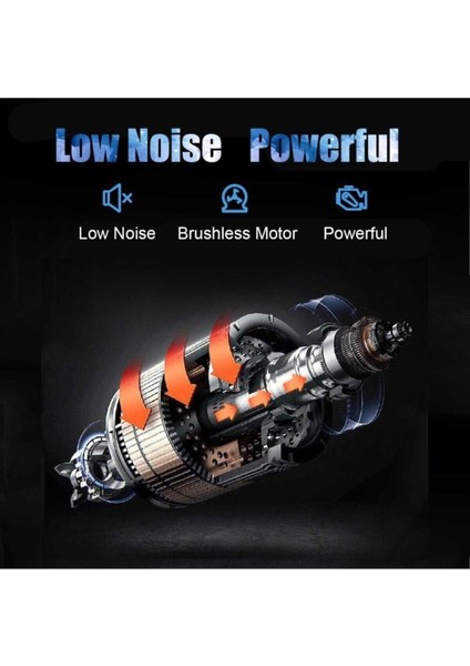 Şarjlı Masaj Tabancası - Kas Rahatlatma ve Sertlik Giderme, 6 Farklı Başlık, Sessiz Çalışma