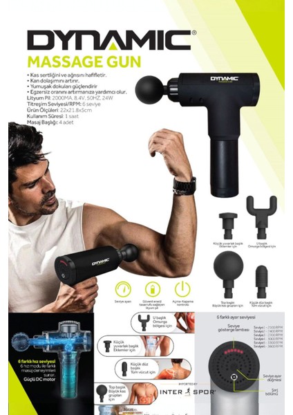 Massage Gun Kablosuz Masaj Tabancası Şarjlı fırsatları