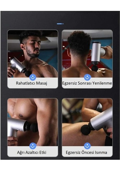 Darbeli Titreşimli Şarjlı Sporcu Masaj Tabancası Masaj Aleti modelleri