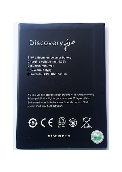 General Mobile Discovery Plus Pil Batarya