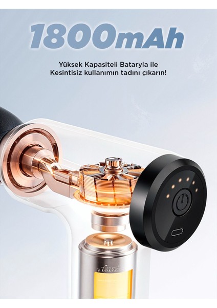 Amg6 Masaj Tabancası – 6 Kademeli, Derin Doku Masajı, Yüksek Tork Motor modelleri