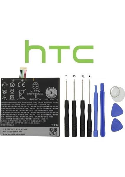 Htc One A9S Pil B2PWD100 ve Tamir Seti fiyatları