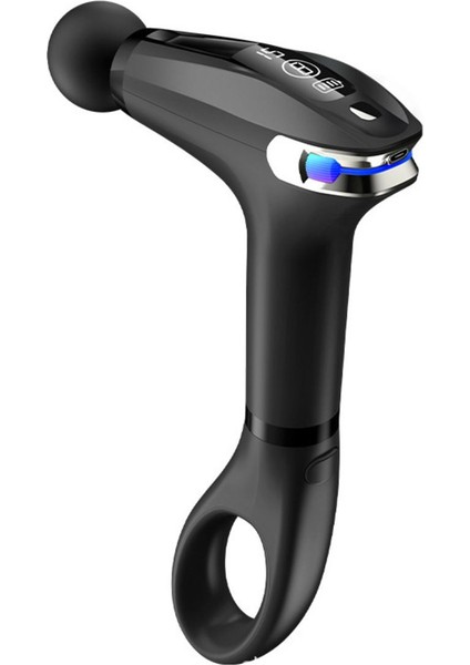 Şarjlı Dijital Derin Doku Masaj Tabancası, Siyah, Hafif ve Güçlü Performans