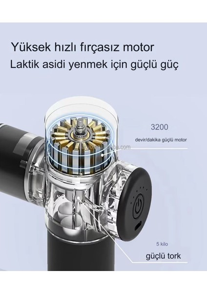 HAMS104 Şarjlı Kablosuz Masaj Tabancası 6 Modlumasaj Aleti Şarjlı Masaj Cihazı fiyatları