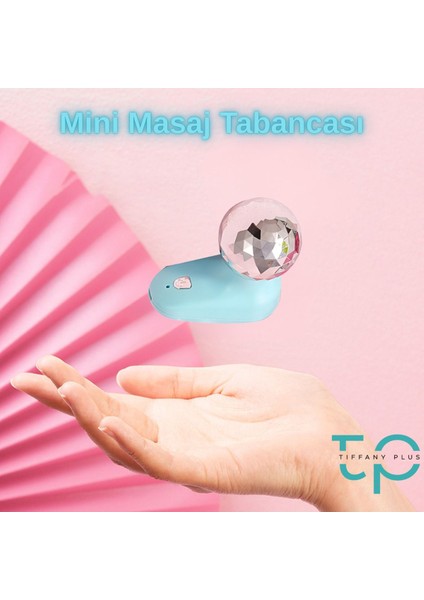 4mm Başlık Mini Masaj Tabancası Sporcu Masaj Aleti Taşınabilir Fasya Masaj Aleti TP-1008