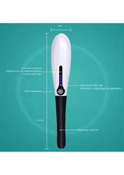 S426 Titreşimli 5 Başlıklı Mini Şarjlı Vücut Masaj Aleti fırsatları