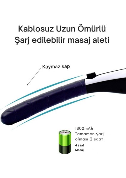 S426 Titreşimli 5 Başlıklı Mini Şarjlı Vücut Masaj Aleti indirimleri