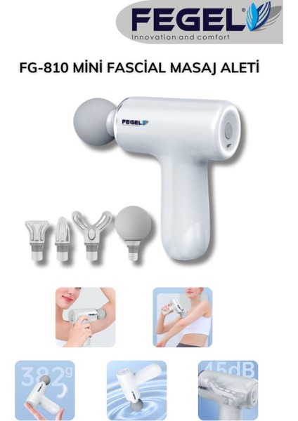 Mini Fascial Gun Profesyonel Masaj Tabancası