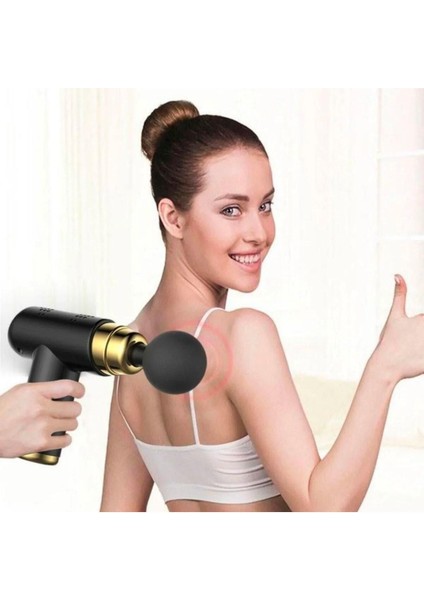 River World USB ile Şarj Olabilen 4 Başlıklı Masaj Tabancası modelleri