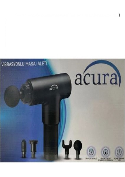 6 Seviyeli, 4 Başlıklı Kablosuz Masaj Aleti, Gri ve Siyah Renk Seçenekleri fırsatları