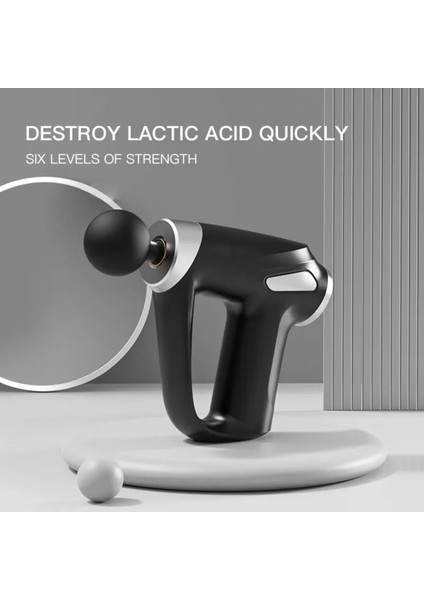 ERG-743 Deep Tissue Şarjlı Darbeli Masaj Tabancası Vücut Masaj Aleti indirimleri