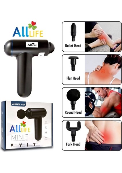 Resi Alllıfe El Tipi Yeni Nesil Tüm Vücut Masaj Tabancası