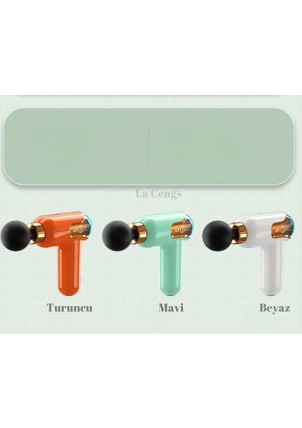 Taşınabilir USB elektrikli 4 kafa vücut masaj cihazı, akıllı frekans kontrolü, Beyaz fırsatları