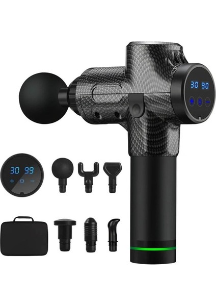 ERG-745 Profesyonel Şarjlı Dijital Ekran Darbeli Masaj Tabancası Vücut Masaj Aleti