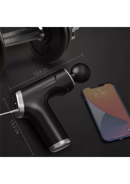 ERG-742 Deep Tissue Şarjlı Darbeli Masaj Tabancası Vücut Masaj Aleti modelleri