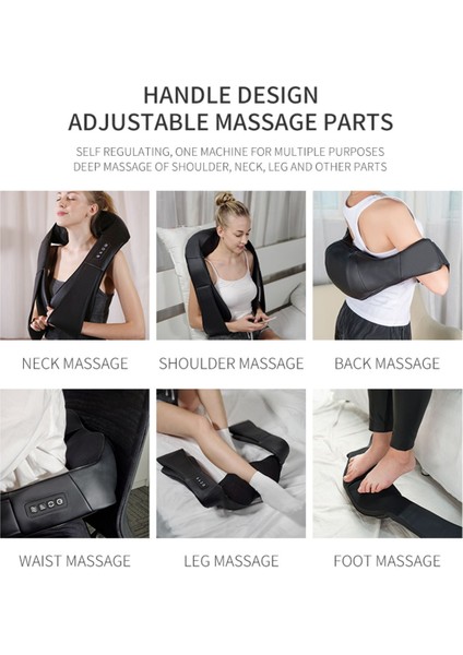 Isıtmalı Boyun Ve Bel Destekli Ürün, Konfor Ve Rahatlık Sağlar, Siyah Renk. modelleri