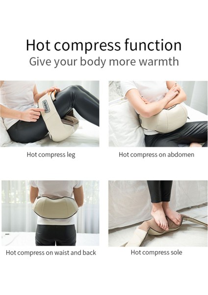 Isıtmalı Boyun Ve Bel Destekli Ürün, Konfor Ve Rahatlık Sağlar, Siyah Renk. fırsatları