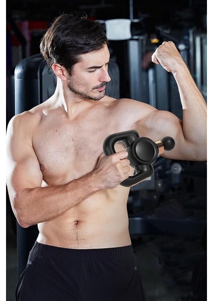 Başlıklı Şarjlı Kas ve Vücut Masaj Tabancası fırsatları