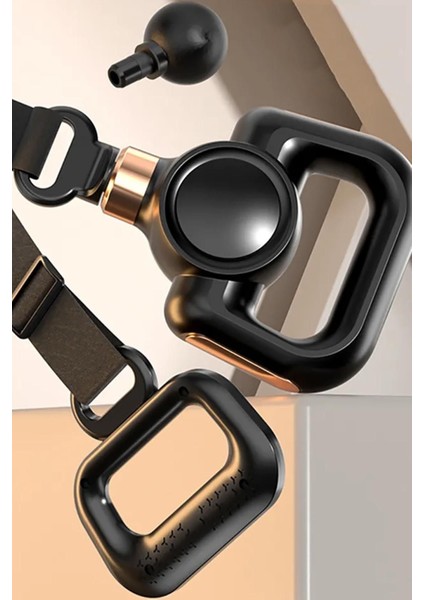 Başlıklı Şarjlı Kas ve Vücut Masaj Tabancası