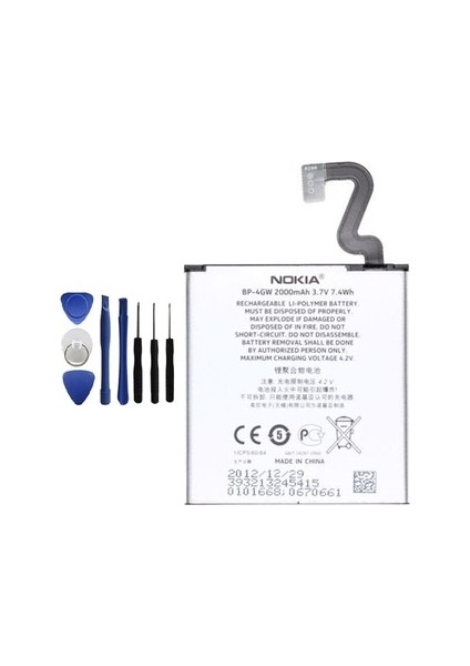 Nokia Lumia 625 Batarya Pil Tamir Seti Bp-4gw