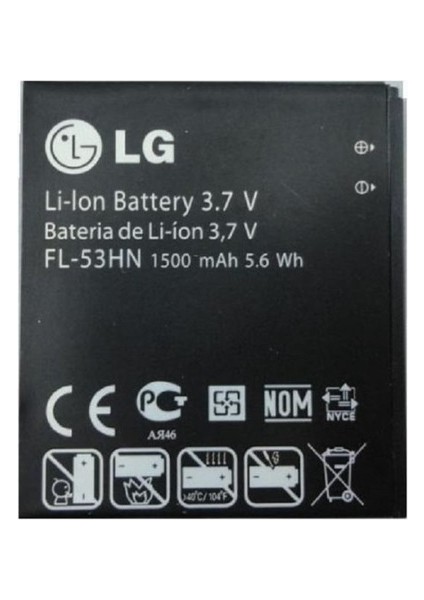 Lg P990-OPTIMUS Pil Batarya FL-53HN