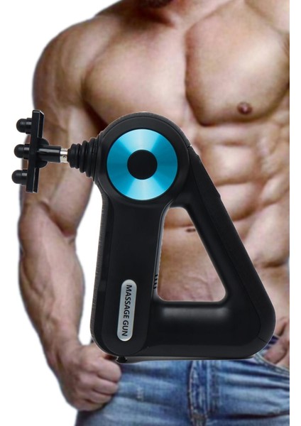 Kablosuz 12 Başlıklı Profesyonel Masaj Tabancası