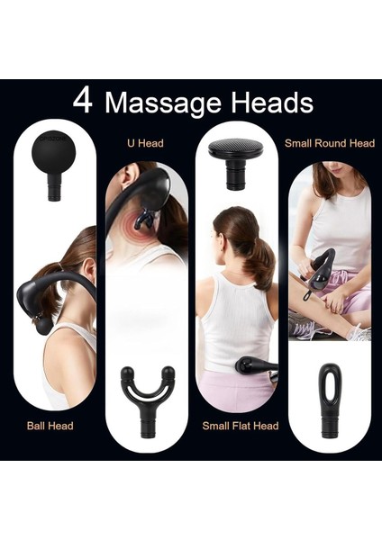 Hilda ZC-2025 Kanca Masaj Aleti Portatif Masaj Tabancası Titreşimli Masaj Aleti modelleri