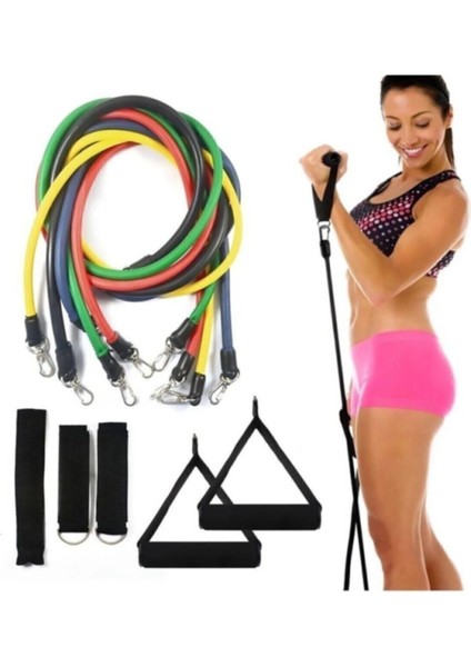 11 Parça Profesyonel Direnç Lastiği Seti modelleri