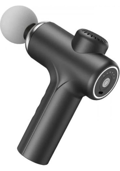 6 Fonksiyonlu Titreşimli Yoğurmalı 4 Başlıklı Masaj Aleti Darbeli Masaj Tabancası