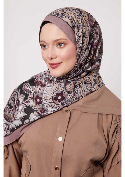 K.vizon Soyut Çiçek Desen Love Şal