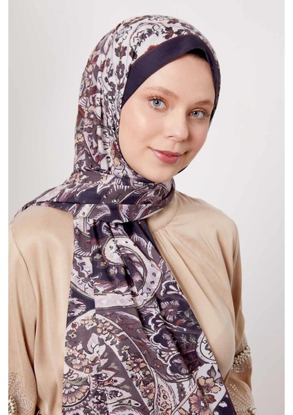 Siyah Soyut Çiçek Desen Love Şal fiyatları