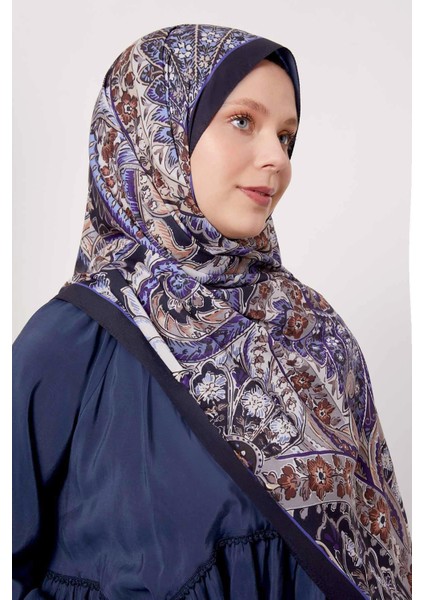 Morcivert Soyut Çiçek Desen Love Şal fiyatları