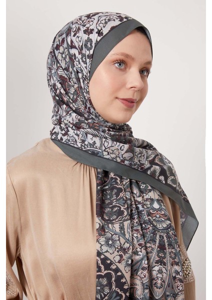 Yeşil Soyut Çiçek Desen Love Şal fiyatları