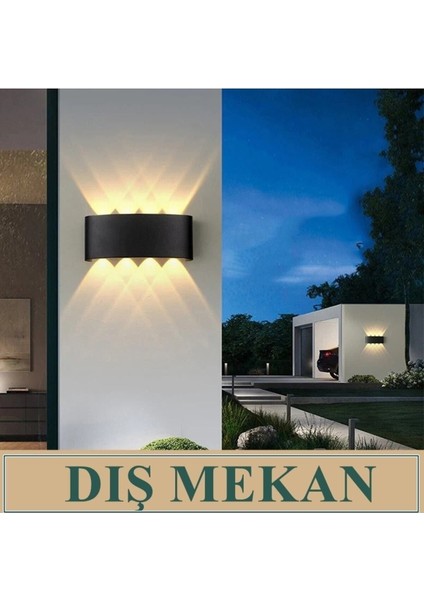 Dekoratif Çift Yönlü Duvar Aydınlatma LED Aplik Duvar Lambası Horoz Proton-8 Desenli Duvar Aplik