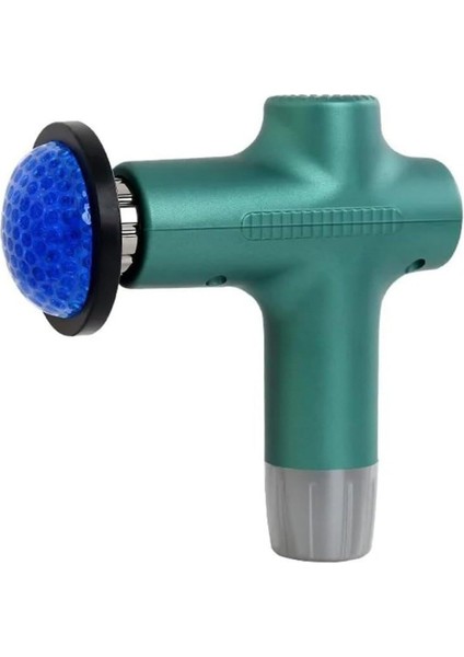 Yeni Nesil Isıtmalı Sıcak ve Soğuk Özellikli Şarjlı Masaj Tabancası Yeşil