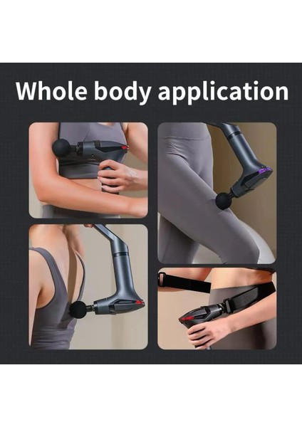 4 Başlık Çok Fonksiyonlu Şarjlı Masaj Tabancası fırsatları