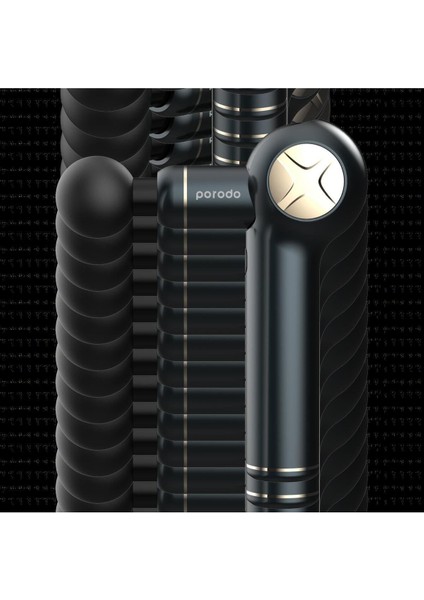 Lifestyle Ayarlanabilir Sporcu Masaj Tabancası 5 Başlıklı - Siyah