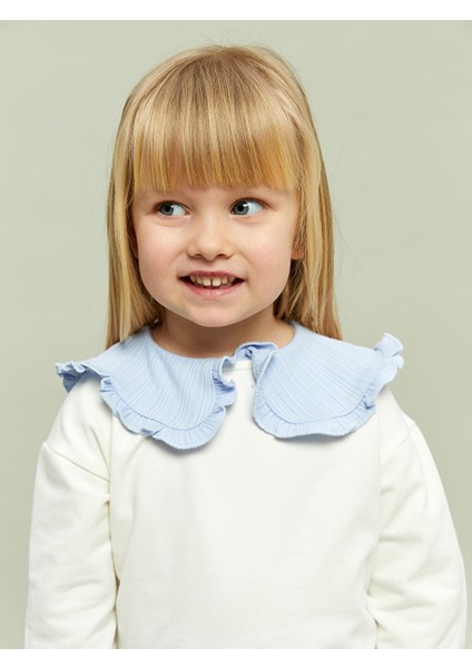 Yeni Sezon Bebe Yaka Kiz Bebek Sweatshirt ve Tayt 2'li - S56846Z1 fiyatları